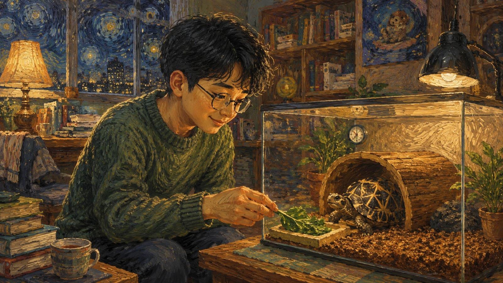 星龜躲進殼裡其實是在等安心