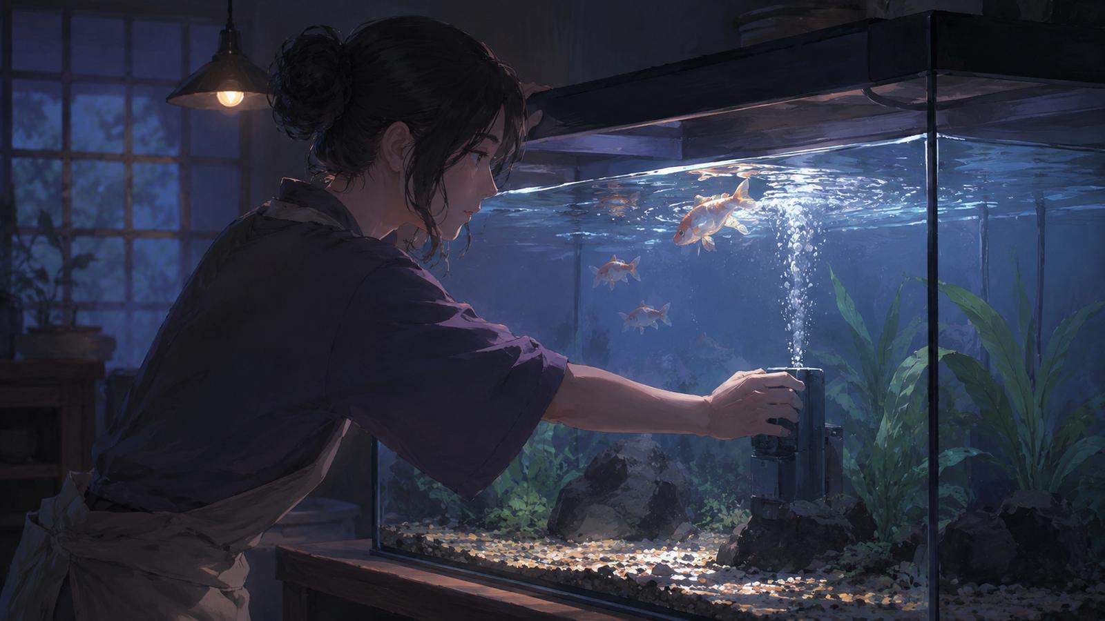 魚浮頭且急促換氣時要先檢查水質