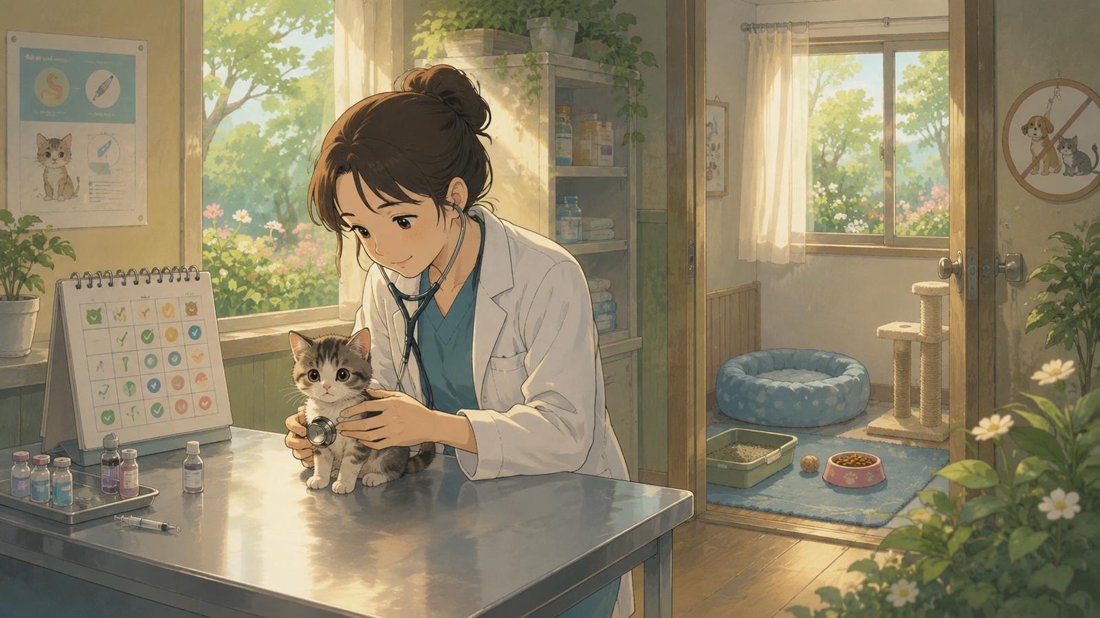 幼貓驅蟲疫苗時程與隔離觀察重點