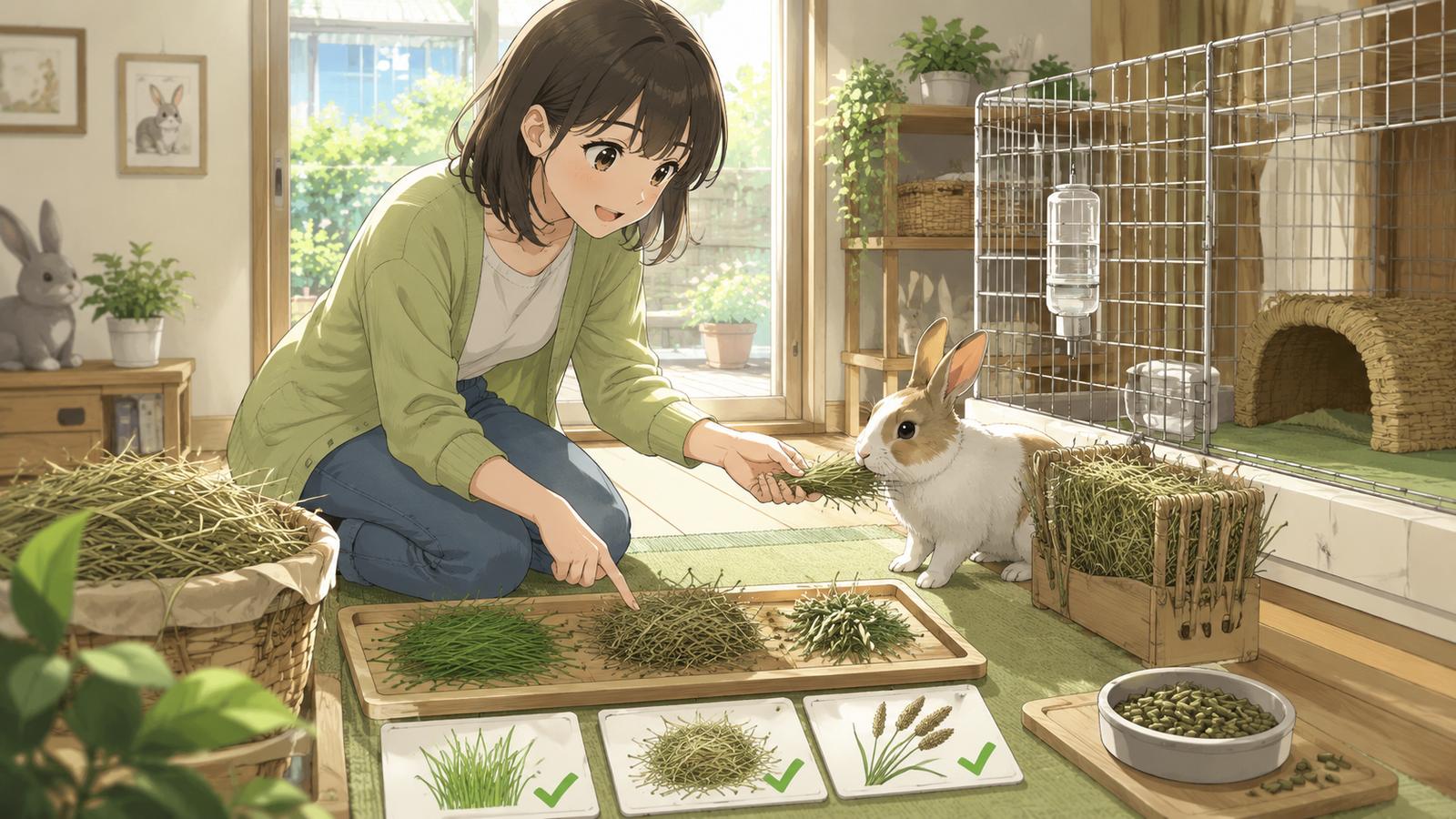 兔子主食牧草比例與換糧安全原則