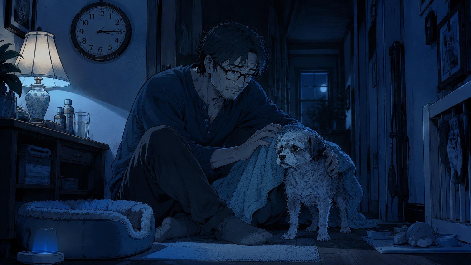老犬認知退化與夜鳴