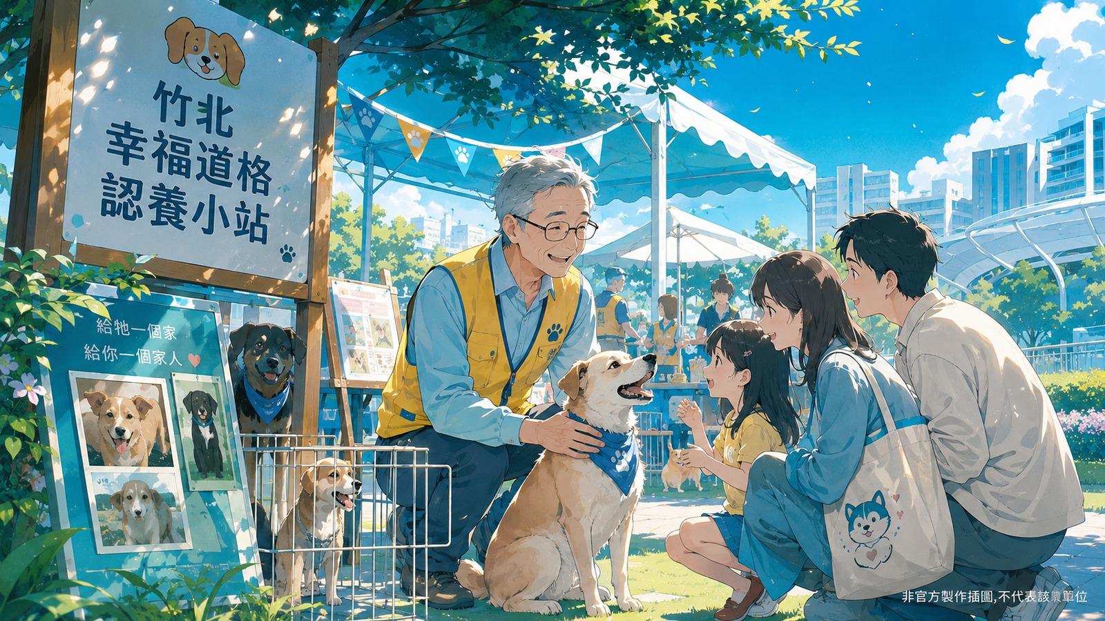竹北幸福道格認養小站